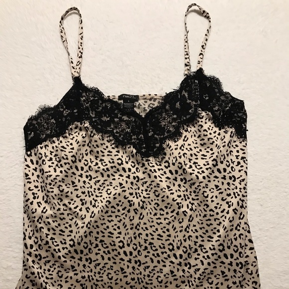 👑LEOPARD CHEETAH LACE CAMI TOP! - Picture 2 of 7
